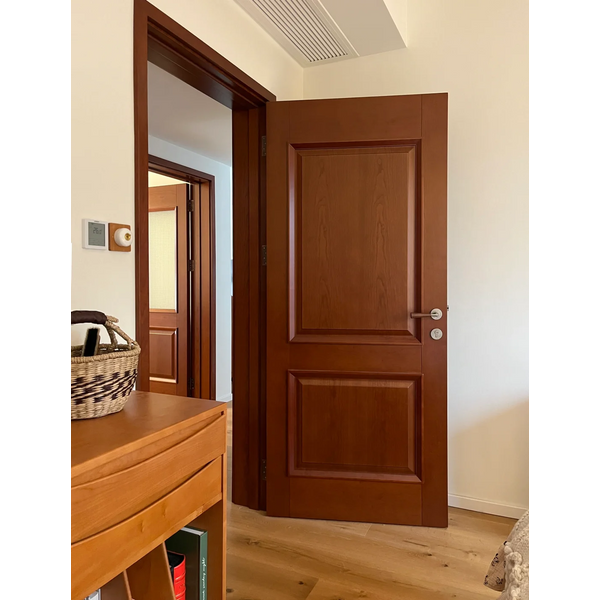 Modern Custom Interior Doors with Frame Soundproof Wood Door for Dining Bedroom Apartment Indoor Swing Doors Finished Surface