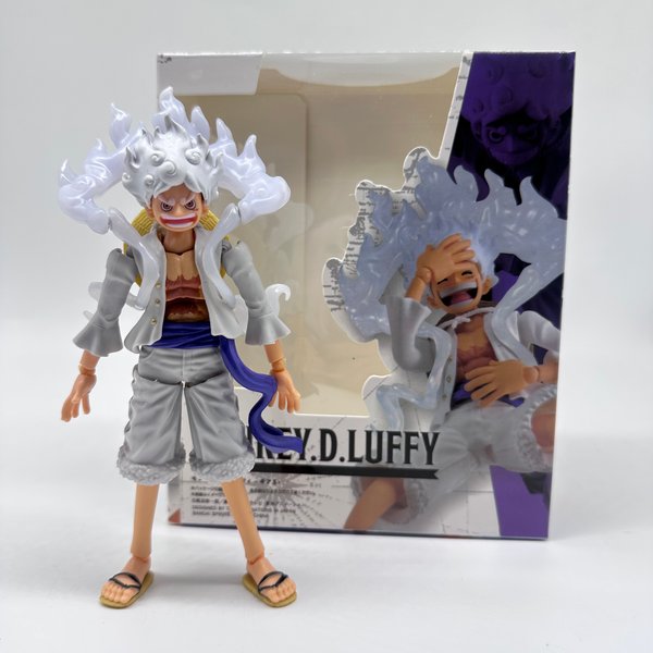 Figurka One Piece Luffy Gear 5, Model w Formie Nika, Kolekcjonerska Lalka Anime, Kreatywna Ozdoba