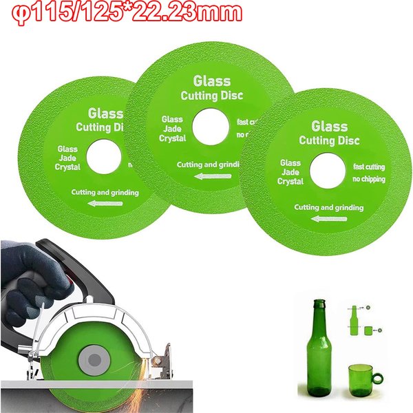 φ100/115/125x22.23mm Glass Cutting Disc Diamond Marble Saw Blade Ceramic Tile Jade Special Polishing Cutting Blade Sharp Brazing
