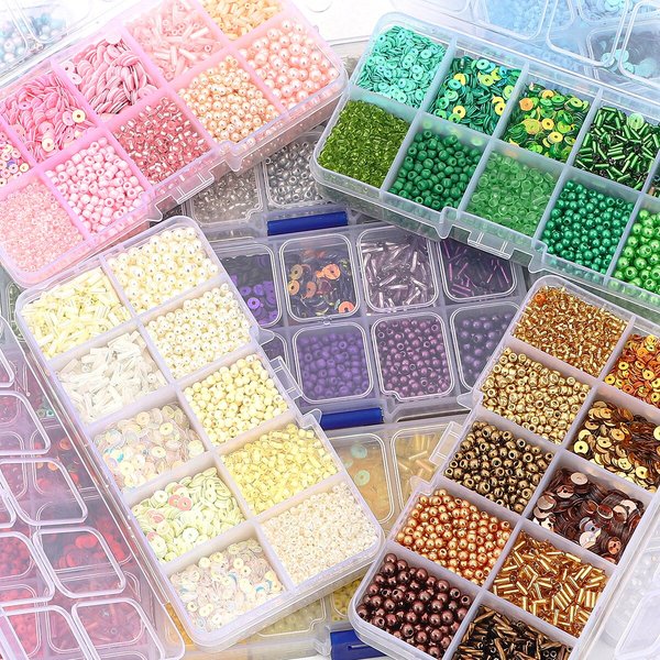 120 gr/schachtel Multi-farbe Reis Perle Pailletten Imitation Perle Material Tasche Handgemachte DIY Machen Perlen Armband Halskette Zubehör