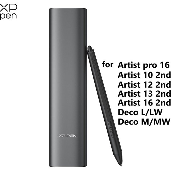 XP-Pen X3 stylet numérique sans batterie avec 9 pointes de remplacement pour la série artiste (2e génération), Deco L/ LW M/ MW, Artist Pro 16