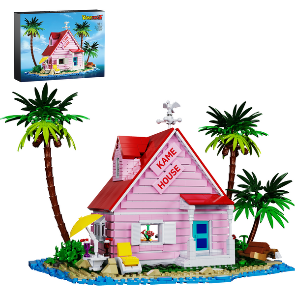 Kit de blocs de construction Kame House, modèle de maison de bord de mer, jouets en briques, cadeaux pour les fans et les enfants (1423 pièces)