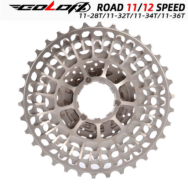 GOLDIX Ultraleichte CNC-Rennradkassette 11/12 Geschwindigkeit k7 11S 12S 28T/32T/34T/36T Kassettenritzel für SHIMANO HG