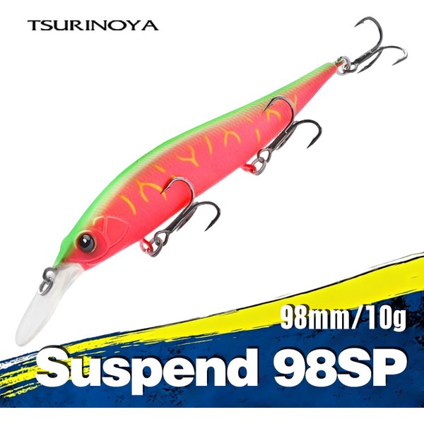 TSURINOYA 98mm 10g SP profondeur Max 2.2m suspension vairon Jerkbait AURORA 98SP poids dur appât longue coulée leurre de pêche