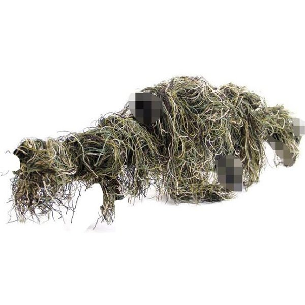 Gras Typ Jagd Gewehr Wrap Seil Ghillie Anzüge Zeug Abdeckung Für Camouflage Yowie Sniper Paintball Jagd Kleidung Teile