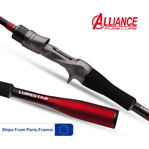 Canne à pêche PURELURE Classic High Carbon LS Guide Long Casting Spinning Lure Rod, tailles 1.98m 2.1m 2.28m 2.4m 2.58m