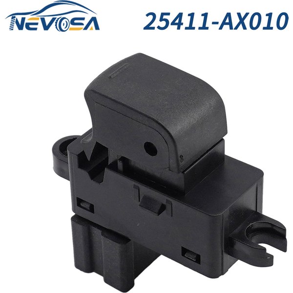 NEVOSA -interrupteur de commande de fenêtre d'alimentation de voiture de passager, bouton unique pour Nissan Tiida Rogue Versa Pathfinder