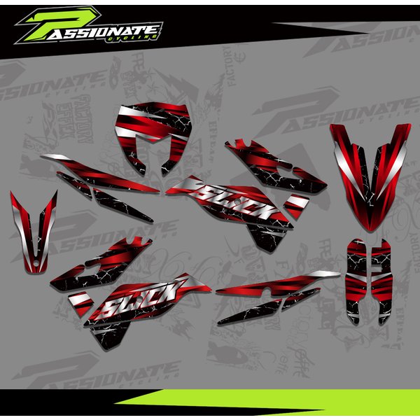 Naklejki Graficzne Motocyklowe Tło Numer Personalizowany GENERIC-TRIGGER 2020