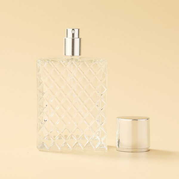 Perfume Dispenser Bottle 1pc 100ml Glass Perfume Bottle Ultra Fine Spray Empty Bottle Large Capacity Cosmetic Replacement Bottle