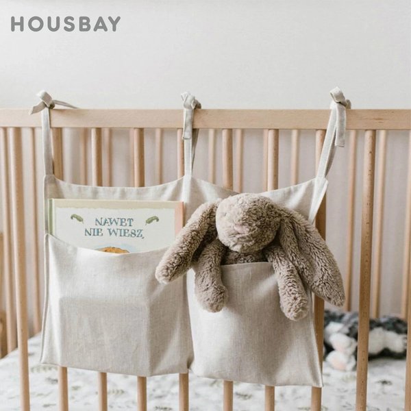 Baby Krippe Hängen Tasche Kinder Bettwäsche Baby Bett Zubehör Für Lagerung Hängen Tasche Jungen Mädchen Zimmer Dekor Einfache Ins Baby Stoßstange