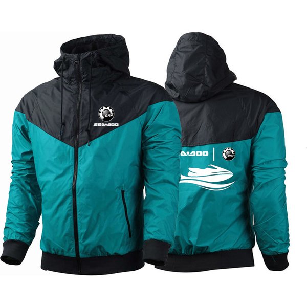 Sea Doo Seadoo Moto 2024 neue Herren Druck fünf Farben Wind jacke Frühling und Herbst Harajuku Mode Reiß verschluss Jacke Tops