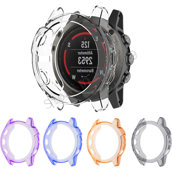 Cadre de protection en silicone pour Garmin Fenix 7X, housse de protection en TPU souple pour Garmin Fenix 7 7X 7S, accessoires de manchon