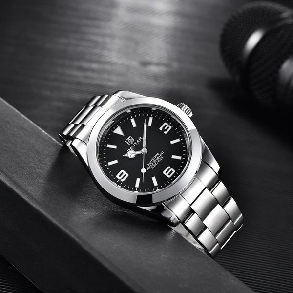 2026 BENYAR Men's Automatic Mechanical Watch Business Sports Luxury Men's Watches 50M Waterproof Clock Latest Men's Watches