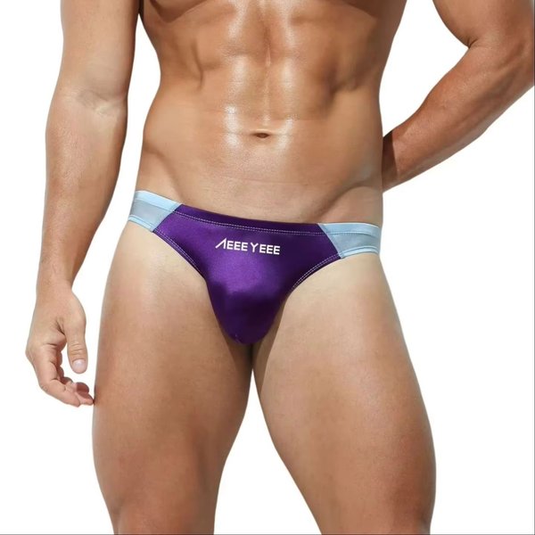 Sous-vêtements pour hommes, slips boxer ultra-fins en soie glacée, taille basse, transparents, sans traces, pantalons de sport pour jeunes A781