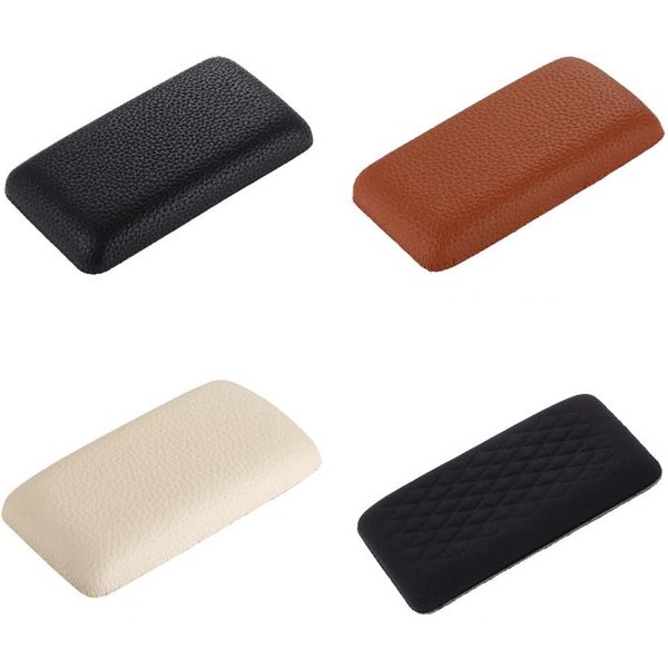 2 stücke Abnehmbare Selbst-klebe Memory Foam Unterstützung Auto Knie Pad Center Konsole Armlehne Weiche Kissen Praktische Fuß pflege Universal