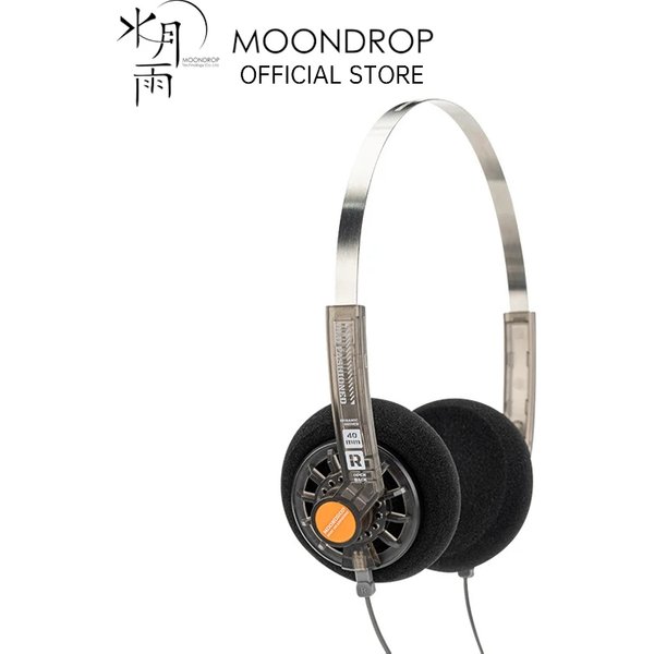Casque supra-auriculaire MOONDROP OLD FASHIONED avec grand transducteur dynamique de 40 mm, connecteur 0.78-2pin et prise jack 3.5mm