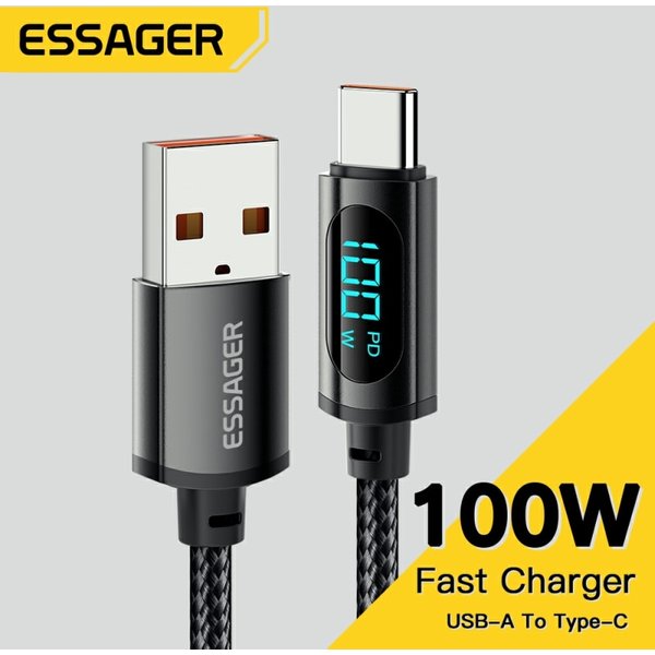 Essager usb typ c kabel für huawei honor xiaomi samsung super ladung 66w/100w schnell ladekabel usb c ladekabel data kabel kabel