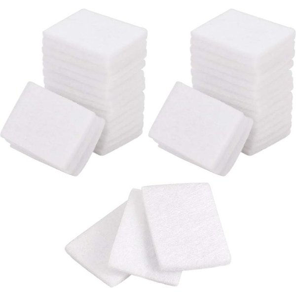 Geruchs neutrale Aroma pads, 50er Pack 1,1x0,8 Aromaöl-Nachfüll pads Mikrofaser-Parfüm-Diffusor pad für Medaillon für elektronische Geräte zu Hause