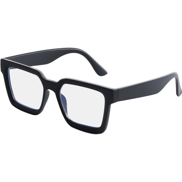 Fashion Square Vollformat-Flachbrille für Männer und Frauen, Anti-Ermüdungs-Computer, Anti-Blaulicht-Brille