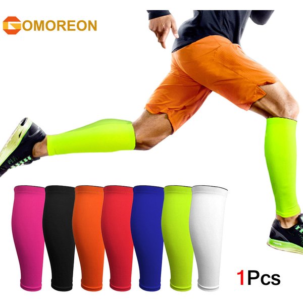 Manchons de Compression de mollet de Sport, 1 pièce, attelle de tibia, Support de Protection des jambes, chaussettes pour course à pied, cyclisme, basket-ball