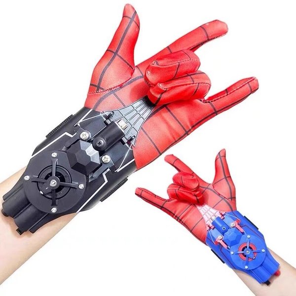 Lanceur de toile d'araignée avec rétractation électrique automatique, jouet de corde à ventouse pour jeu de rôle de héros, cadeau pour enfants