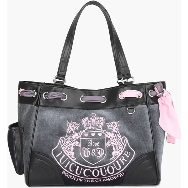 Damen-Einkaufstasche mit großem Fassungsvermögen, Y2K-Damen, Vintage-Retro-Chic, Stickerei, Samt-Handtaschen, Mädchen-Shopping, Umhängetasche, Damen-Geldbörsen