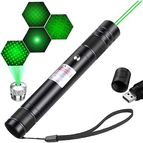 Mini laserowy wskaźnik USB 710 dla kotów, interaktywna zabawka LED z czerwonym światłem i jasną animacją