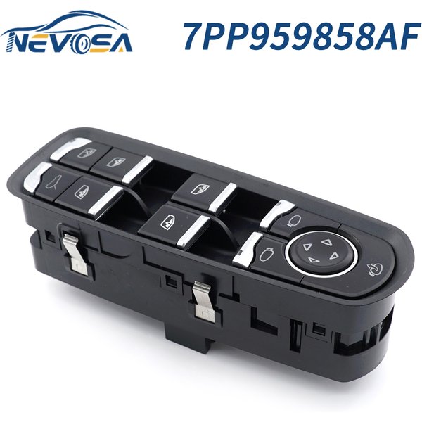 NEVOSA 7PP959858AF For Porsche Panamera Cayenne Macan 2011-2017 7PP959858MDML Electric Master Window Control Switch