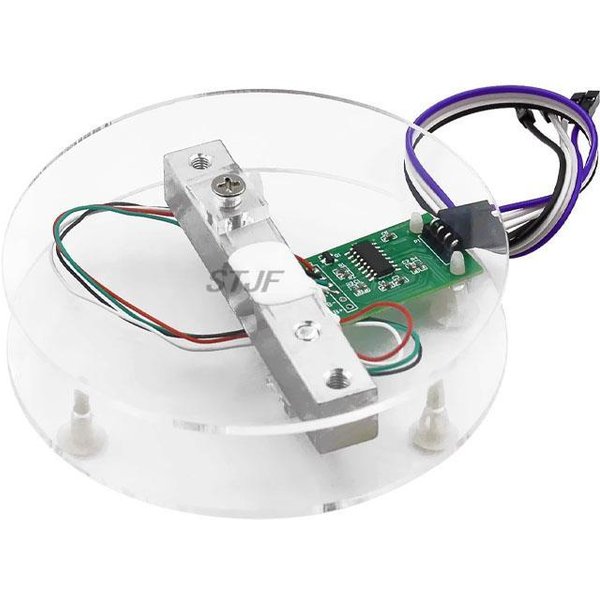 Digitaler Wägezellen-Gewichtssensor HX711 AD-Konverter Breakout-Modul 1 kg-20 kg tragbare elektronische Küchenwaage für Arduino-Waage