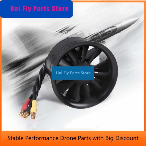 Moteur Brushless UniFlyFMS 50mm Ducted Fan EDF 2627 5400KV 3S / 4500KV 4S