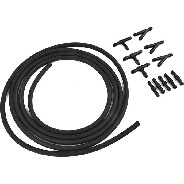 Tuyau Flexible en plastique et caoutchouc pour lave-glace de voiture, avec Kit de connecteurs, Tube T/ Y/I-piece, séparateur de tuyau, remplacement de tuyau