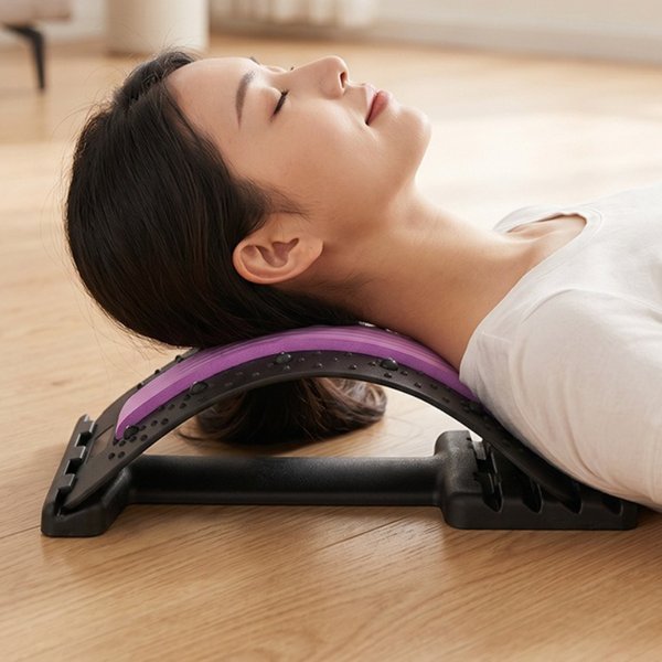 Correcteur de posture, relaxant lombaire, étireur de taille, masseur dorsal, support de soutien de la colonne vertébrale pour la maison, la salle de sport, le bureau et le travail