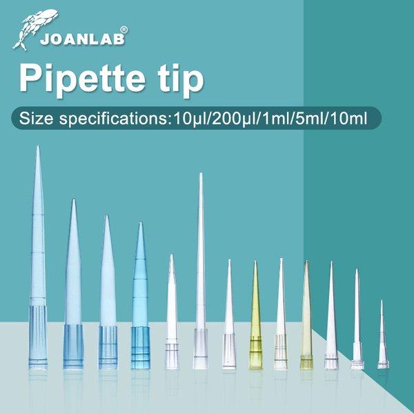 JOANLAB embouts de Pipette de laboratoire 10ul 200ul 1ml 5ml 10ml micropipette pointe de Pipette en plastique jetable fournitures de laboratoire de chimie