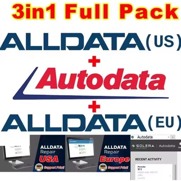 Alldata Reparatursoftware 10.53 Automotive Tech Neueste Offline-Version 2026 Bestseller All Data ATSG 2017 Link-Versand