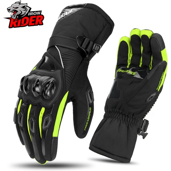 Gants de Moto écran tactile Motorcross imperméable coupe-vent gants de protection d'hiver hommes Guantes Moto Luvas gants d'équitation