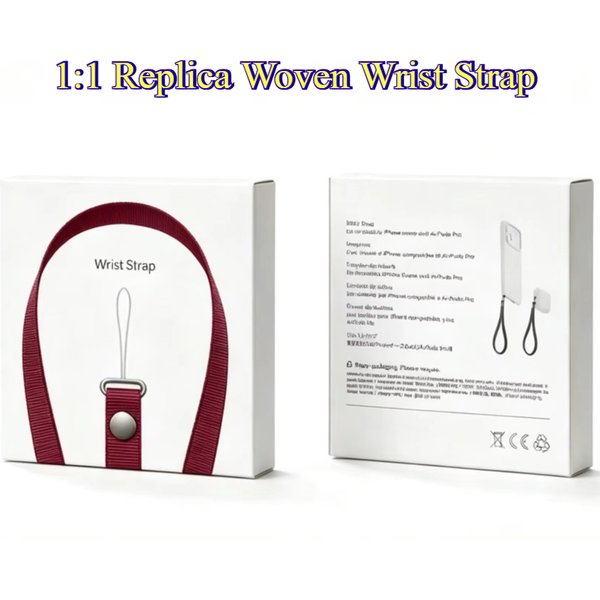 1:1 – replika pasku na nadgarstek z tkaniny, przeznaczona do etui na telefon iPhone 18 Pro Max i 18 Pro, a także do słuchawek AirPods. Wykonana z recyklingowanego materiału PET, zapobiega zgubieniu,