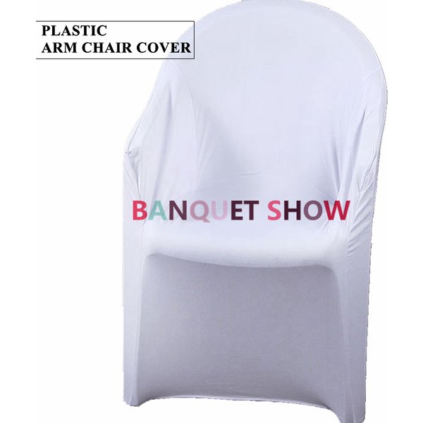 Kunststoff Lycra Spandex Sessel bezug Hochzeit Stuhl hussen für Event Party Hotel Dekoration