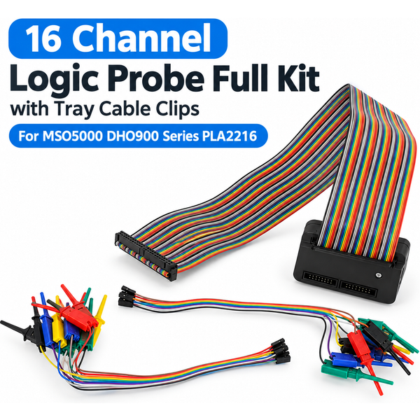 16-Kanal-Logiksonde-Komplettset mit Kabelhalterungen für MSO5000 DHO900 Serie PLA2216