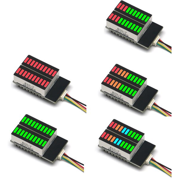 Dual 10-Seg Audio Signal Level Meter Spektrum Licht - Rhythmus LED Indikator DC 9-12V DIY für Auto Verstärker Stereo Atmosphäre Lampe