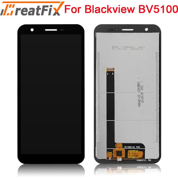 Numériseur d'affichage tactile LCD pour Blackview BV5100 PRO, panneau d'affichage, remplacement du téléphone portable, original, testé, BV5100, BV 5100