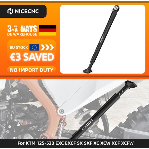 (EU-Lager) Für Husqvarna TE 300 FE450 GasGas EC300 Verstellbarer Seitenständer für KTM EXC 300 EXC-F 350 XCW XCW-F 2008-2023