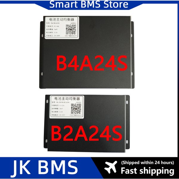 JIKONG Smart JK BMS B4A24S Active Balancer 5A 10A 24S mit BT-Unterstützung 2A 5A 10A 4S - 24S Lifepo4 LTO-Batterie B10A24S Smart BMS