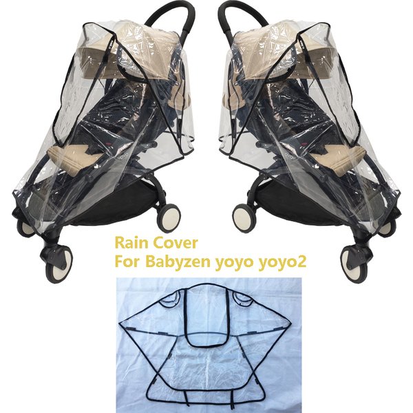 Sicherheit EVA Materi Baby Auto Rincoat Kinderwagen Zubehör Regenschutz Wasserdichte Abdeckung für Babyzen Yoyo Yoyo2 Yoya Kinderwagen