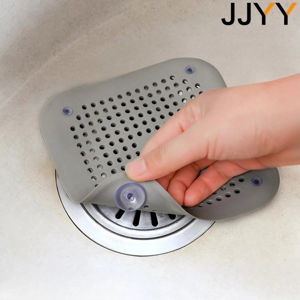 JJYY Bathroom Wash Basin Drain Hair Catcher Filter Anti-blocking Bath Stopper Deodorant Plug Sink Strainer Bathroom Kitchen