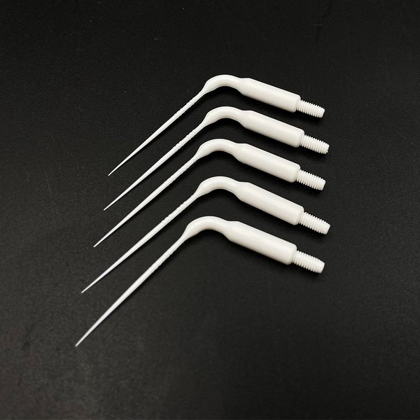 5PCS Dental Plastic Endo Irrigation Tips Fit For Dentistry Air Scaler Handpiece Irrigator Tip