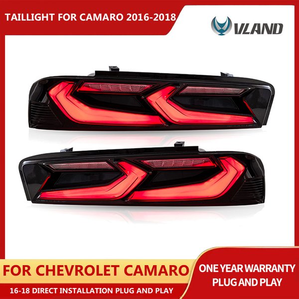 16-18 für Chevrolet Camaro Vland LED-Rückleuchten mit sequentiellem Blinker mit Rückfahrlichtern
