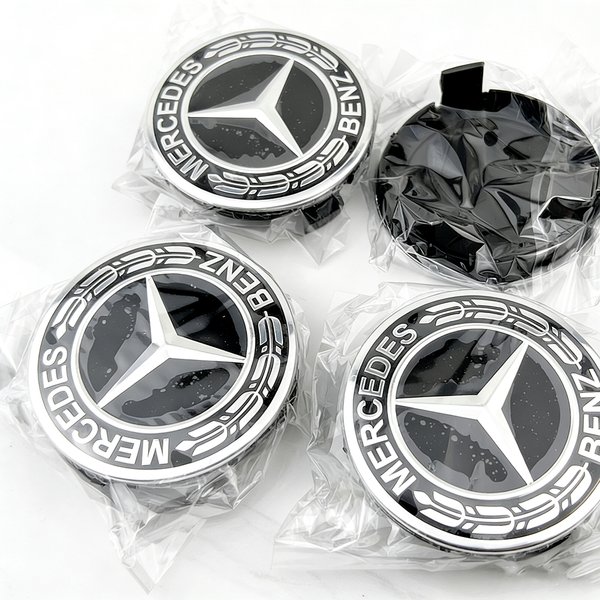 20 szt. 75mm Dekielki Kołpaków Felg Samochodowych Z Emblematem Mercedes Benz AMG Klasy B/C/E/S C43 C63 E43 E53 E63 GLC GLK CLA Akcesoria