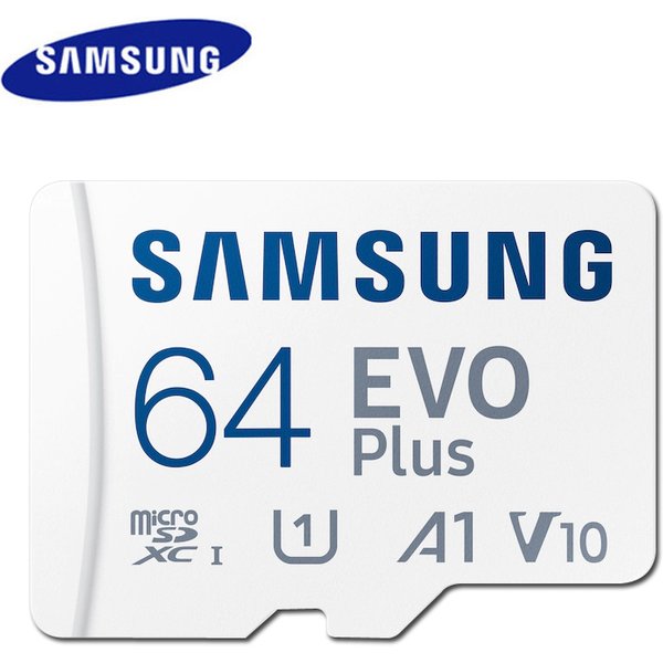 SAMSUNG EVOPlus 64GB U1 V10 A1/128GB 256GB 512GB U3 V30 A2 MicroSD Memory TF Card microSDXC UHS-I C10 Read Speed up to 160MB/s