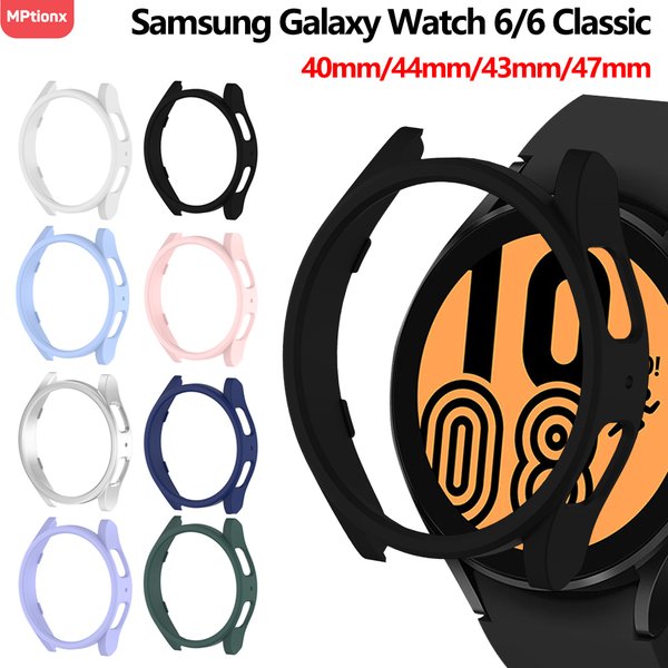 Case for Samsung Galaxy Watch 6 40mm 44mm Screen Protector PC Bumper All-Around Galaxy Watch6 Classic 47mm 43mm Cover Accessorie