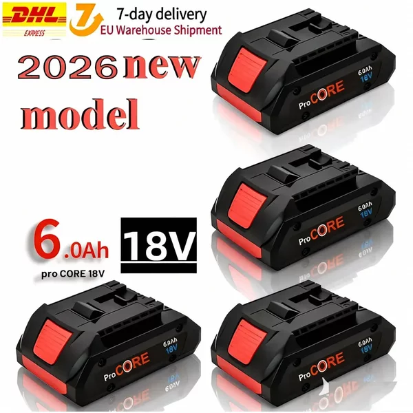 Für BOSCH 18V ProCORE Li-Ionen-Akku 21700 6,0Ah Ersatz für Professional BAT609 BAT618 mit BMS